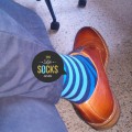 blue socks, blue stripes socks