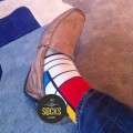 man socks, miró, joan miró, art socks, socks with lines