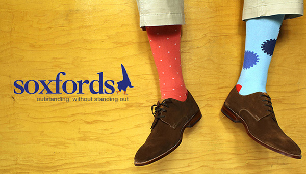 soxfords, man socks, socks, dotted socks, brown shoes